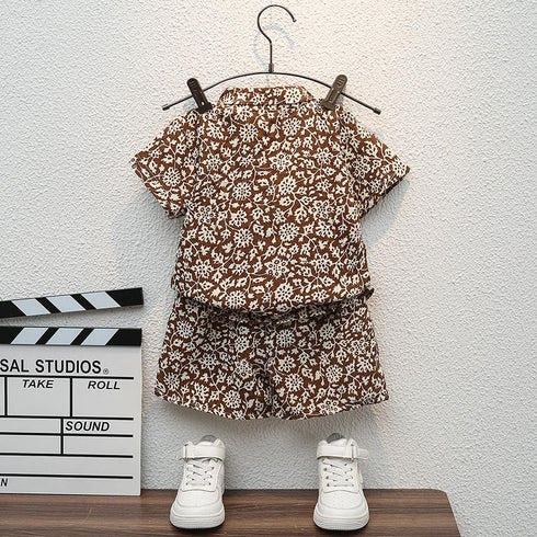 Children's Wear Shirt Set Two-Piece Set