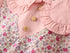 Summer New Girls Dress Short Sleeve Floral Lapel Children's Dress