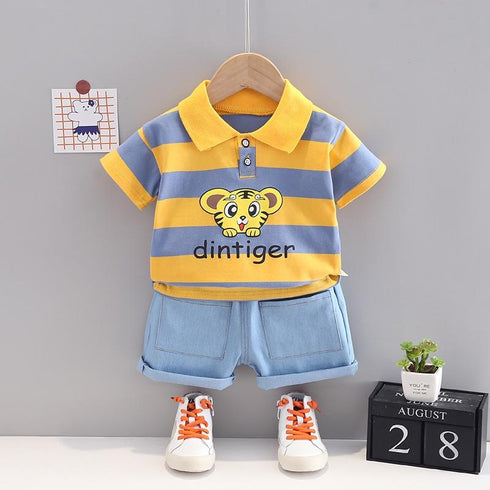 Boys summer T-shirt short sleeve suit