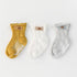 Children's Breathable Mesh Non Slip Socks (three Pairs)