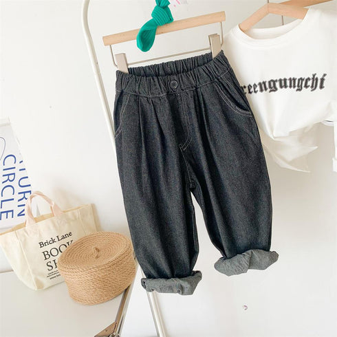 Children's Breathable Denim Pants
