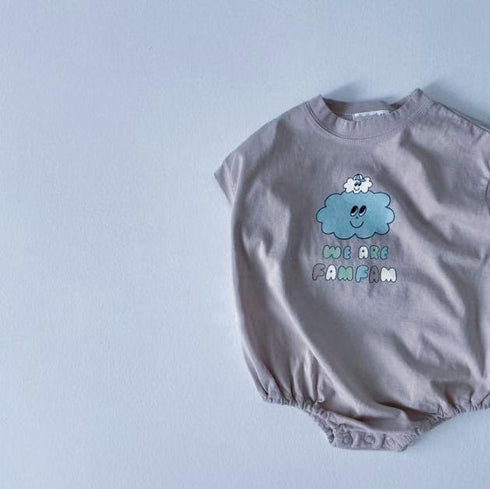 Cute Cute Cloud Jumpsuit Climbing Suit