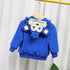 Children's winter velvet sweater hooded sweater