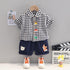 Boys summer suit short sleeve two-piece set