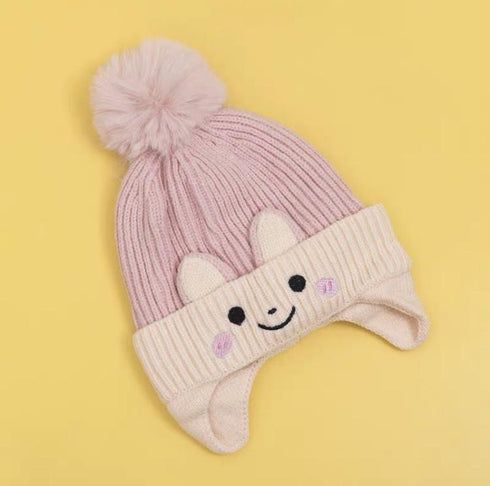 Autumn and winter knitted wool cap warm scarf Circumference 18.9-20.9inch(48-53cm)