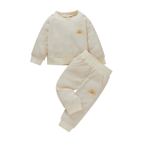 Boy's Long Sleeve Top+ Pants Two-Piece Set