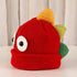 Autumn and winter dinosaur monster children's knitted wool cap 18.5-20.4 inch