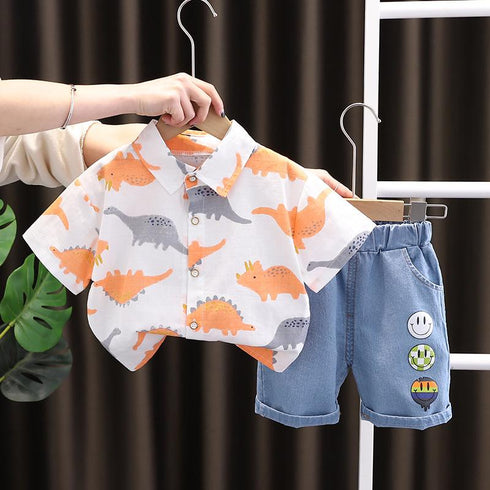 Boys suit sweater two-piece suit