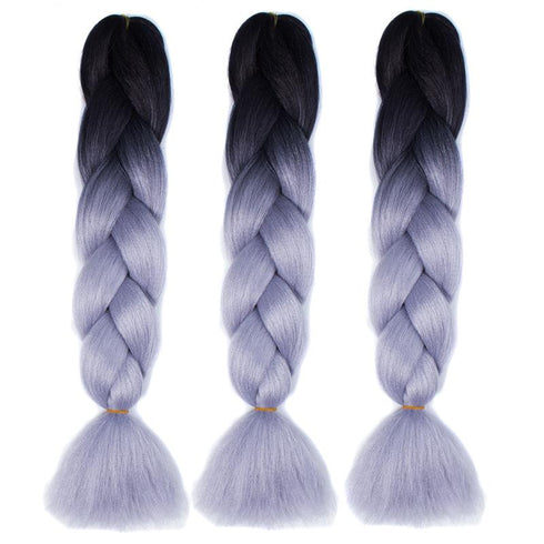 Chemical fiber big braid wig color dirty braid
