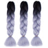 Chemical fiber big braid wig color dirty braid