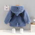 Winter children's padded hooded coat