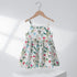 Summer Sweet Girls Cartoon Printed Dress Cotton Sling Dress