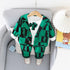 Boys spring and autumn long sleeve three-piece set