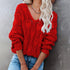 Fall/Winter Women's Knitted Long Sleeve Sweater