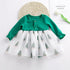 Christmas party dress baby halo dress jumpsuit