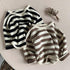 Spring and Autumn Children's Long Sleeve T-shirt Striped Casual Top
