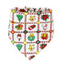 Small, medium and large dog dog cat triangle saliva towel Christmas decorative scarf