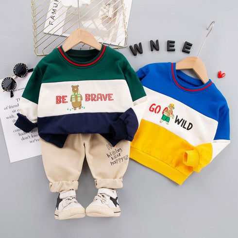 Spring and Autumn Children's Wear Pants Set