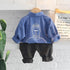 Boys spring and autumn leisure suit two-piece set