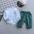 Boys spring and autumn suit two-piece set
