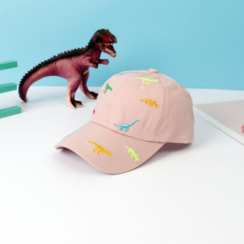 Children's Cartoon Little Dinosaur Embroidered Hat