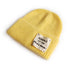 Cloth logo embroidery letter flanging knit cap 17.32-19.68 inches