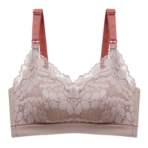 Latex cup silk has no steel ring inside nursing bra and thin underwear for pregnant women during pregnancy and lactation