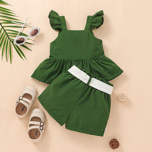 Girl's Sling Clothes Two-Piece Set
