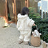 Rabbit jumpsuit in autumn and winter plus velvet newborn climbing suit