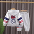 Children's Spring and Autumn Baseball Suit Leisure Sports Three-Piece Set