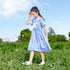 College Style Summer Dress Children's Navy Collar Skirt
