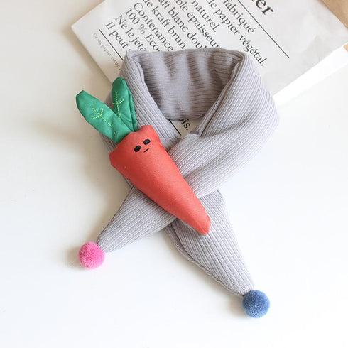 Children's Scarf With Plush Character