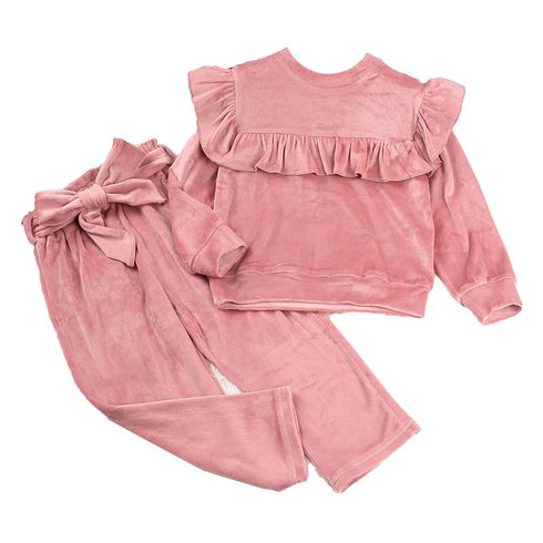 Girl's Flannel Two-Piece Set