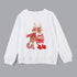 Christmas cartoon cute elk printed warm sweater family of three series