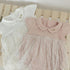 Baby Princess Dress Open Bubble Short Sleeve Skirt Embroidered Mesh Skirt