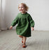 Girl's Cotton and Hemp Long Sleeve Dress