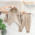 Spring and Autumn Boys' Long Sleeve Suit Two-Piece Set