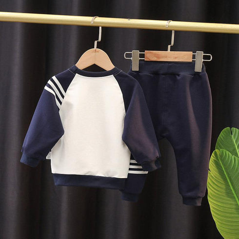 Boys spring and autumn suit two-piece set