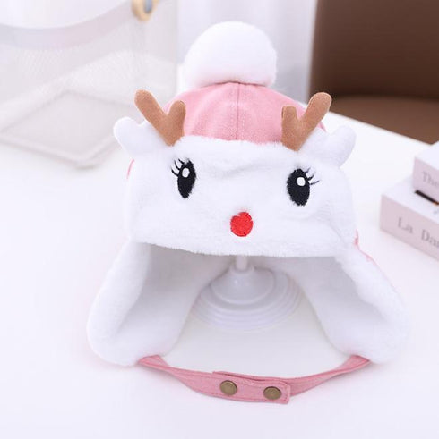 Autumn and winter children's hat Circumference 17.7-19.3 inch(45-49cm)