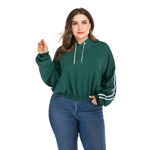 Fall/winter large size sweater hoodie