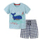 Summer Blue Whale Boy Suit