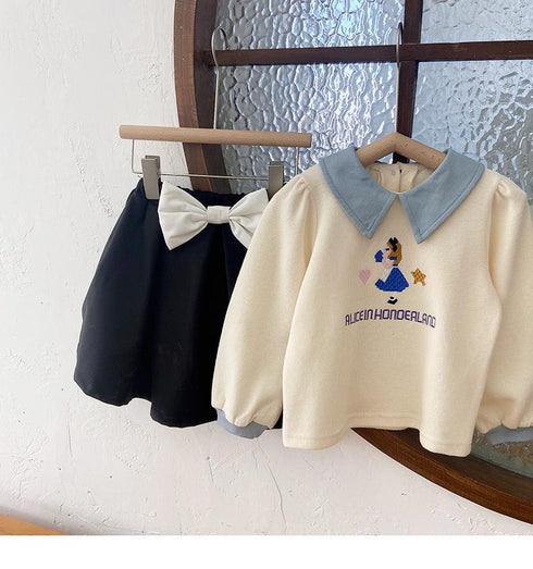 Doll Collar Dress Spring and Autumn Top