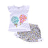 Girl's Vest Set Two-Piece Set