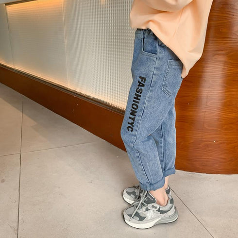 Children's Jeans Spring and Autumn