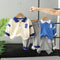 Spring and autumn boys long sleeve suit men's two-piece set