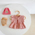 Spring Infant Sweater Knitted Hollow Flying Sleeve Solid Color Vest Cardigan