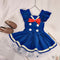 Girl's Summer Uniform Princess Dress Suit