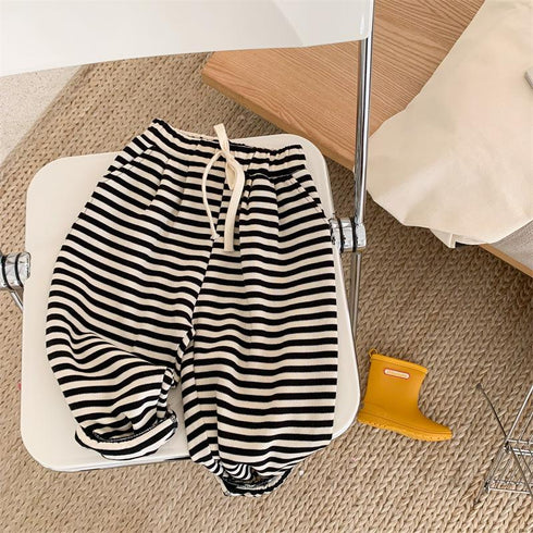 children's striped leggings