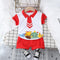 Boys summer short sleeve suit two-piece set