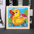 Early education puzzle puzzle toy enlightenment cognition cartoon wooden puzzle